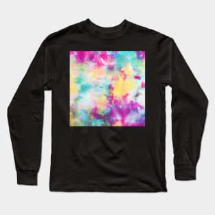 Pink Tie-Dye Long Sleeve T-Shirt